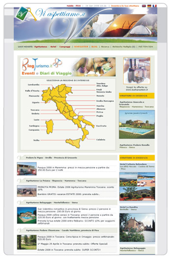 Viaspettiamo.it, network di portali turistici a numero chiuso